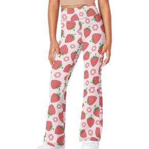 Yewattles Girl Bootcut Yoga Leggings Tummy Control High Waisted Leggings Flare Yoga Pants Soft Sweatpants 5-14 Years