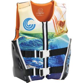 Connelly Boy's Neo CGA Youth Vest Beach Print (2017) -50-90-BEACH Print