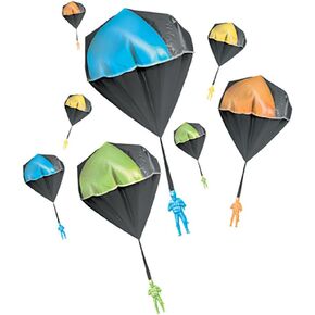 Aeromax Tangle Free GLOW Parachute BLUE GREEN ORANGE OR YELLOW 1 pack
