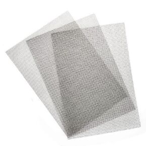 1Pack 304 Stainless Steel Woven Wire Mesh Screen 20 Mesh Screen Metal Mesh Woven Wire .0.9mm Hole Great for Air Ventilation - 12"x40"(30x100cm)