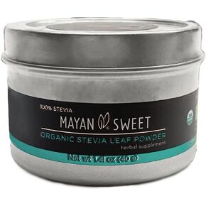 مسحوق أوراق ستيفيا العضوية، 1.40 أوقية، حلوى المايا in Kuwait