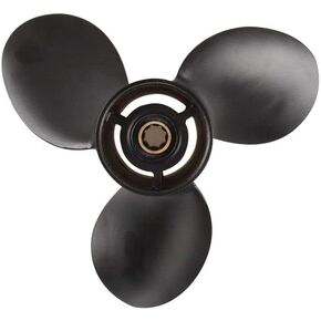 MARKGOO Propeller for Mercury Black Max Outboard 6 8 9.9 10 15 HP Boat Motor Engine Parts Aluminum Prop 9X9 3 Blade RH 8 Spline Tooth 48-828156A12