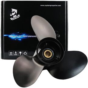 Boatman OEM Prop 14x21 Aluminum Outboard Propeller fit Suzuki Boat Engine 70-140 HP，15 Spline Tooth
