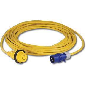 Marinco 25MSPPXP Cordset, 16A 230V, 25M, With European Plug, Yellow in Kuwait