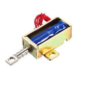 uxcell DC 12V 2A 5mm Mini Electromagnetic Solenoid Lock Pull Type for Electirc Door Lock