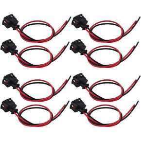 labwork 8 PCS Fuel Injector Connector Pigtail Harness Replacement for Universal 6.6L Duramax LLY LBZ LLM