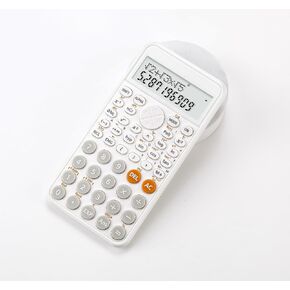 Engineering/Scientific Calculator for Students, Multiple Functions- Perfect for Beginner and Advanced Courses, High School or College (White)