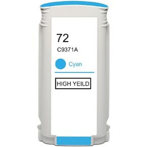 TRICARI C9371A Compatible for HP 72 for DesignJet T1300 T1200 T795 T790 T620 T610 Ink Cartridge Cyan High Yield 130ML