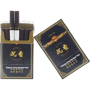 Tobacco-Free, Nicotine-Free, Herbal Cigarettes， 2 Packs,40 Smokes