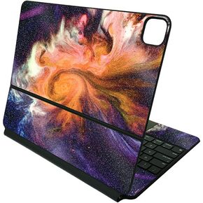 MightySkins Glossy Glitter Skin Compatible with Apple Magic Keyboard for iPad Pro 12.9" (5th Generation) - Astro Sky | Protective, Durable High-Gloss Glitter Finish | Easy to Apply | Made in The USA