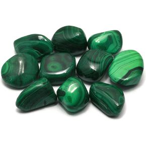 Malachite Tumble Stone (20-25mm) - Pack of 5