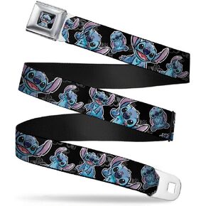 Buckle-Down Men's Seatbelt Belt Lilo & Stitch Dy063