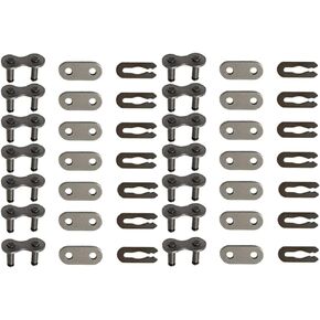 HURI 14set Chain Master Link for Motorized Bicycle Bike 49cc 66cc 80cc 2 Stroke Engine #415