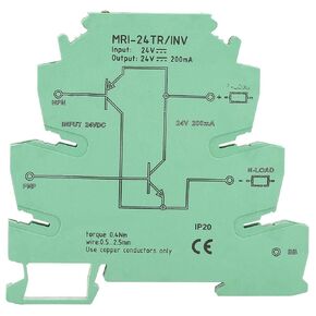 FTVOGUE MRI-24TR/INV NPN PNP Converter PLC Sensor Polar IO Level Conversion Module