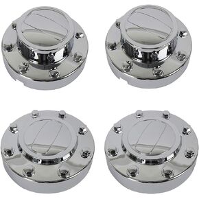 KARPAL 2 Front and 2 Rear Alcoa Alloy Wheel Center Hub Cap Hubcap Compatible with 2011-2018 Ram 3500 1-TON Dually DRW