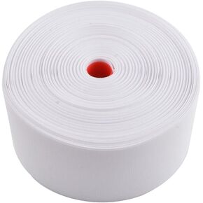 INCREWAY Curtain Tape, 50 Meters/54.68 Yards Curtain DIY Accessory Polyester Yarn Curtain Heading White Tape