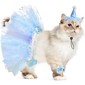 Small Animal Birthday Princess Costume for Rabbit Guinea Pig- Guinea Pig Crown Hat Tutu Skirt Bunny Princess Hat Bunny Bandana Halloween Small Pet Outfit for Guinea Pig Bunny Hedgehog S