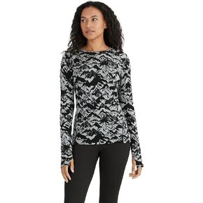 Terramar Women's Long Sleeve Scoop
