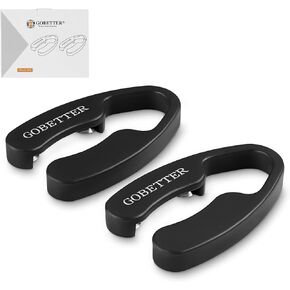 GOBETTER 2 Pcs Wine Foil Cutter Magnetic Design, 4 Stainless Blades Foil Remover Wine Bottles Opener Accessory, Removes Foil Top Effortlessly for Wine Lovers, Black