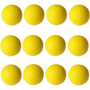 Myartte Foam Practice Golf Balls Indoor or Outdoor Golf Training Balls Value 12 Pack Soft Foam Balls for Men Women