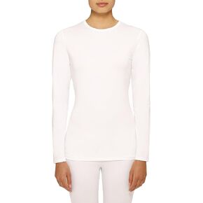 Cuddl Duds ClimateRight Microfiber Warm Underwear Long Sleeve top (Black)