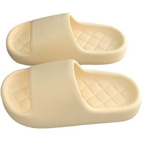 Unisex slippers for women and men.Indoor shoes,shower shoes.Waterproof and non slip quick drying thick air cushion soft sole sandals.Memory EVA technology for cushioning thick soles,like stepping on a cloud.Odorless, lightweight and comfortable,ergonomic 