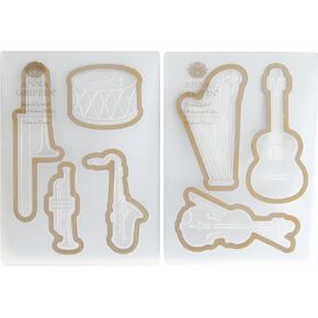 Anna Griffin Musical Icons Cut and Emboss Folders