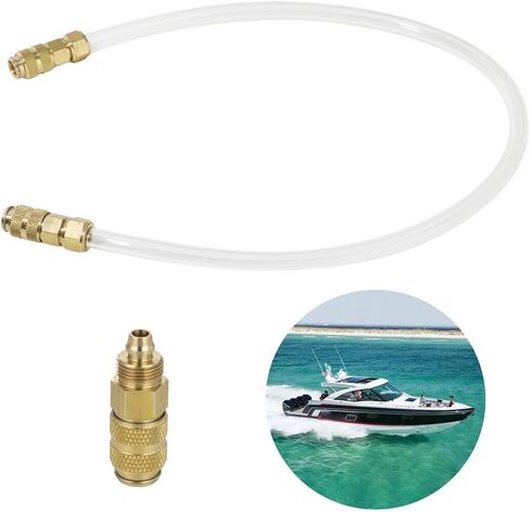 Homaisson Seastar Hydraulic Steering Bleed Kit, Hydraulic Steering Filler Bleed Kit, Bleed Kit, Leak Free Design, Durable PVC Tube, for Outboard Stern drive Inboard Hydraulic Steering Systems in Saudi Arabia