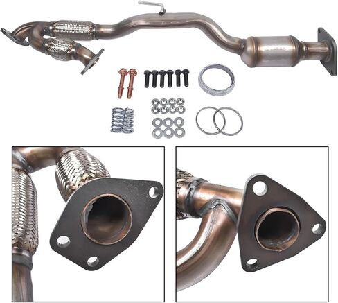 Rear Catalytic Converter w/Flex Pipe Replacement for 3.5L Nissan Altima 2007-2018/ Murano 2009-2014/ Quest 2011-2014/ Pathfinder 2013-2015/ Infiniti JX35 2013/ QX60 2014-2016 in Saudi Arabia
