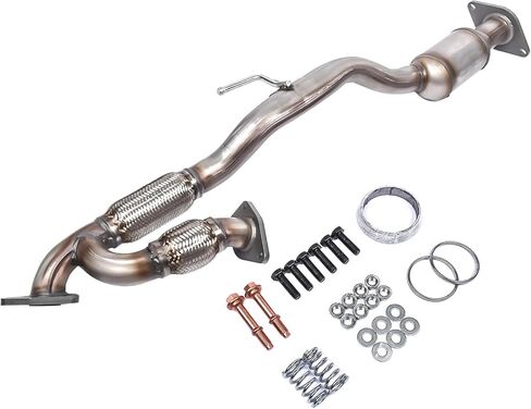 Rear Catalytic Converter w/Flex Pipe Replacement for 3.5L Nissan Altima 2007-2018/ Murano 2009-2014/ Quest 2011-2014/ Pathfinder 2013-2015/ Infiniti JX35 2013/ QX60 2014-2016 in Saudi Arabia