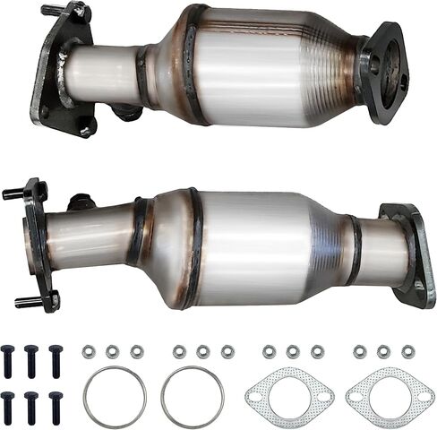 محول حفاز أمامي JT متوافق مع Nissan Pathfinder 2005-2012، Frontier 2005-2018، 2005-2015 Nissan Xterra 4.0L (الأمامي الأيمن واليسار) (متوافق مع EPA) in Saudi Arabia