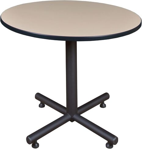 Regency Kobe 30-Inch Round Breakroom Table, Grey in Saudi Arabia