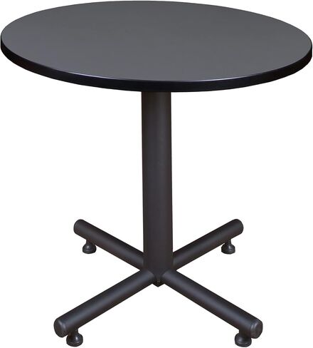 Regency Kobe 30-Inch Round Breakroom Table, Grey in Saudi Arabia