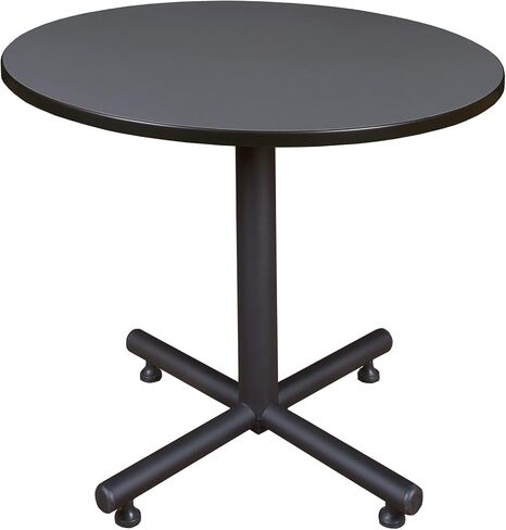 Regency Kobe 30-Inch Round Breakroom Table, Grey in Saudi Arabia