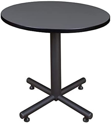 Regency Kobe 30-Inch Round Breakroom Table, Grey in Saudi Arabia