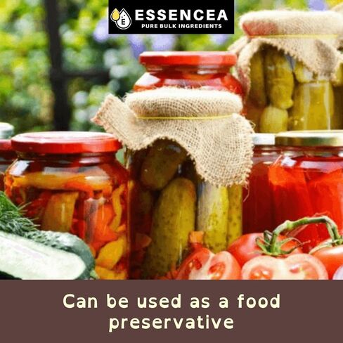 بنزوات الصوديوم 2 رطل من المكونات السائبة النقية من Essencea | حمض البنزويك الصوديوم النقي | درجة الغذاء | يستخدم كمادة حافظة ومضافة (32 أونصة) in Saudi Arabia