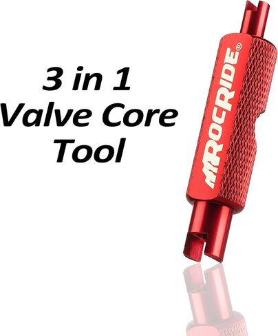 Tubeless Presta Valve Stem Kit for Bikes. Presta Valve Stems, Cores and Removal Tool. in Saudi Arabia