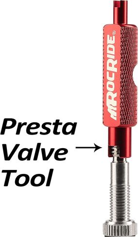Tubeless Presta Valve Stem Kit for Bikes. Presta Valve Stems, Cores and Removal Tool. in Saudi Arabia