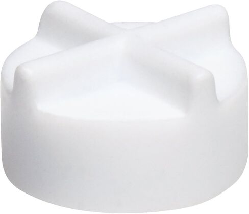 SP Bel-Art Spinfin Teflon Magnetic Stirring Bar; 9.5 x 9.5mm, White (F37125-0038) in Saudi Arabia