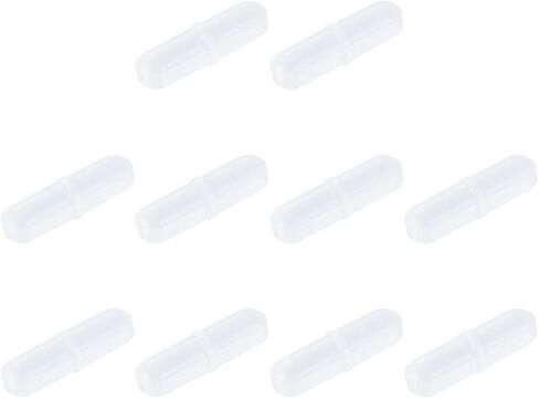 MECCANIXITY Magnetic Stirrer Mixer Stir Bar Rod 25mm(1") x7mm with Ring Shape PTFE Coating Magnet White for Laboratory 10Pcs in Saudi Arabia