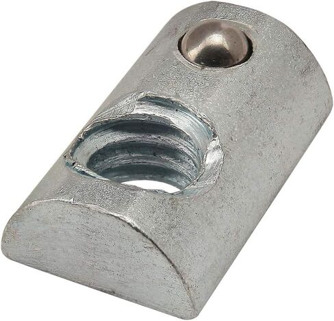 8020, 3923, 10 Series 1/4-20 Steel Roll in T-Nut with Ball Spring - T Slot Accessories for Aluminum Extrusion - 80/20 Hardware Nuts (10) in Saudi Arabia