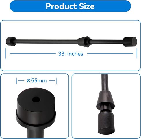 أداة إزالة تركيب محمل الكاميرا 33 بوصة متوافقة مع محرك Chevy LS لـ LS1 LS2 LS3 LS6 LQ9 وBuick 231 v6 350 400 455,45# أداة تثبيت محمل كام المحرك الفولاذي in Kuwait