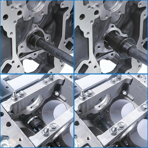 أداة إزالة تركيب محمل الكاميرا 33 بوصة متوافقة مع محرك Chevy LS لـ LS1 LS2 LS3 LS6 LQ9 وBuick 231 v6 350 400 455,45# أداة تثبيت محمل كام المحرك الفولاذي in Kuwait