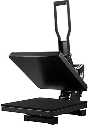 VEVOR Heat Press, 15x15 Power Heat Press Machine, Fast Heating, High Pressure Heat Press Machine for T-Shirt, Digital Industrial Sublimation Printer for Heat Transfer Vinyl, Easy to Use, Black in Saudi Arabia