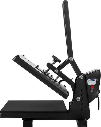 VEVOR Heat Press, 15x15 Power Heat Press Machine, Fast Heating, High Pressure Heat Press Machine for T-Shirt, Digital Industrial Sublimation Printer for Heat Transfer Vinyl, Easy to Use, Black in Saudi Arabia