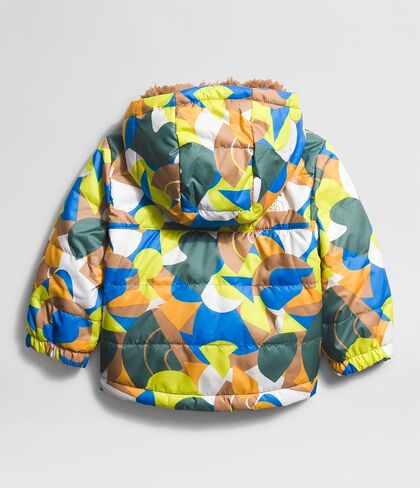 سترة THE NORTH FACE Baby قابلة للعكس بغطاء للرأس بسحاب كامل من Mount Chimbo، طباعة تجريدية كبيرة بزبدة اللوز، 18-24 شهرًا in Saudi Arabia
