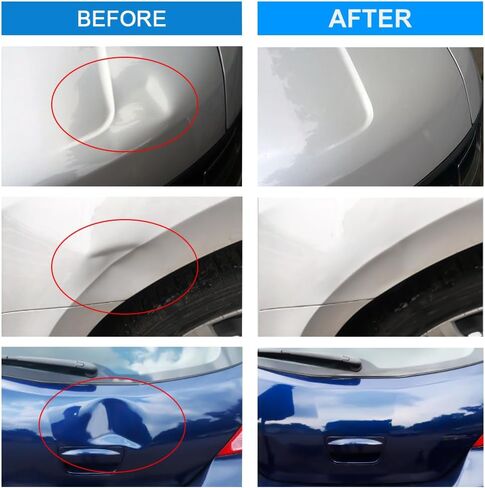 أداة سحب دنت السيارة من مانيلورد - مجموعة أدوات إصلاح هيكل السيارة مع أداة سحب دنت جسر مزدوج القطب وعصي غراء لإزالة الانبعاجات التلقائية والخدوش الطفيفة وضربات الأبواب وأضرار البرد in Kuwait