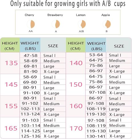 LING DANG GIRL Training Bras for Girls 7-11,10-16 3 Packs Lightweight Breathable in Saudi Arabia