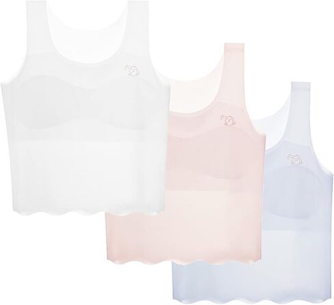 LING DANG GIRL Training Bras for Girls 7-11,10-16 3 Packs Lightweight Breathable in Saudi Arabia