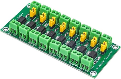 HiLetgo 2pcs PC817 4 Channel Optocoupler Isolation Board 817 Voltage Isolation Module Voltage Converter Module 3.6-30V Photoelectric Isolated Module(2/4/8 Channel Optional) in Saudi Arabia